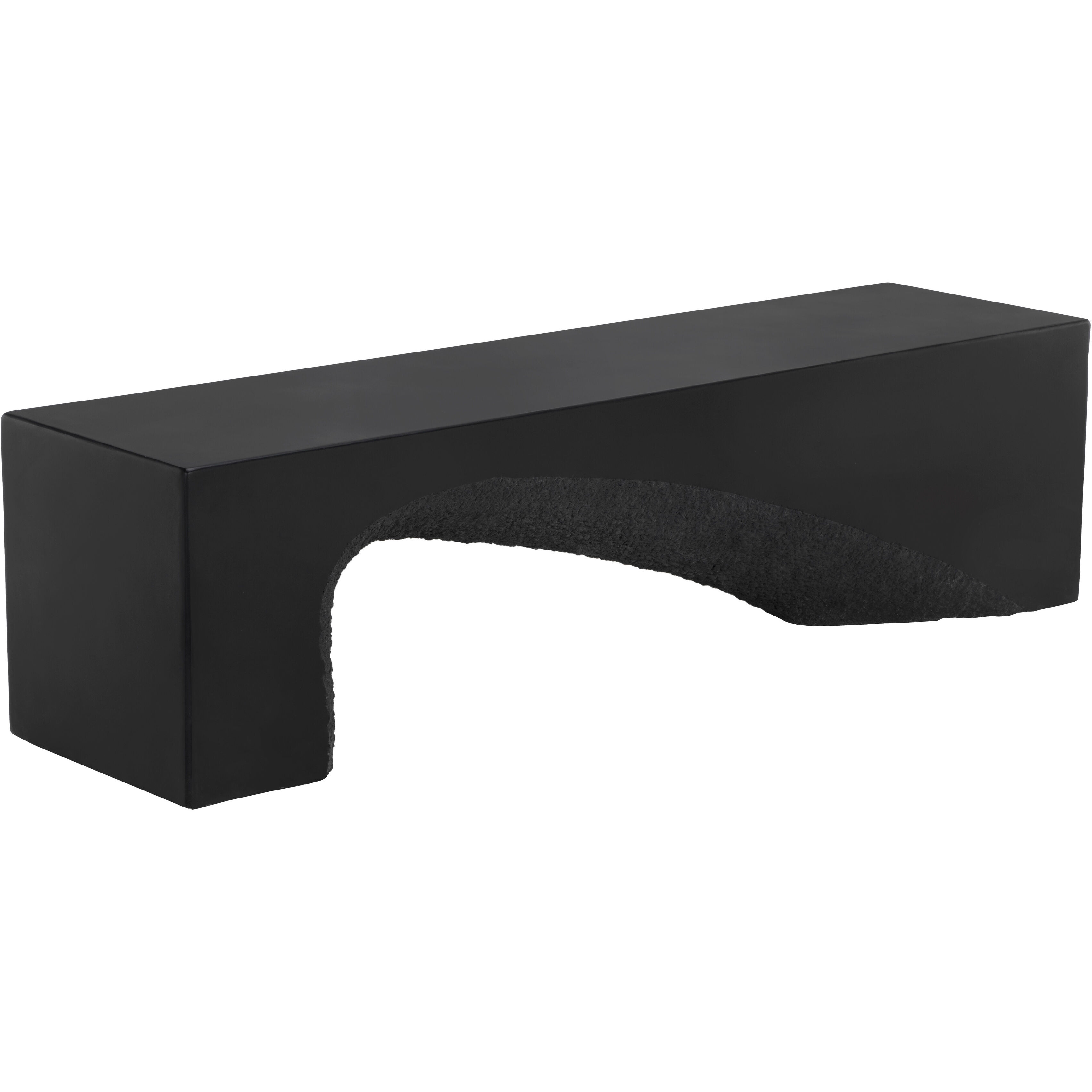 Soma Black Outdoor Bench